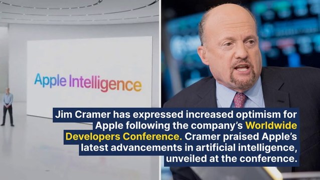 Jim Cramer Bullish On Apple After AI Breakthroughs At WWDC 2024: 'Beginning Of Generative AI For Personal Use, Not Corporate Use'