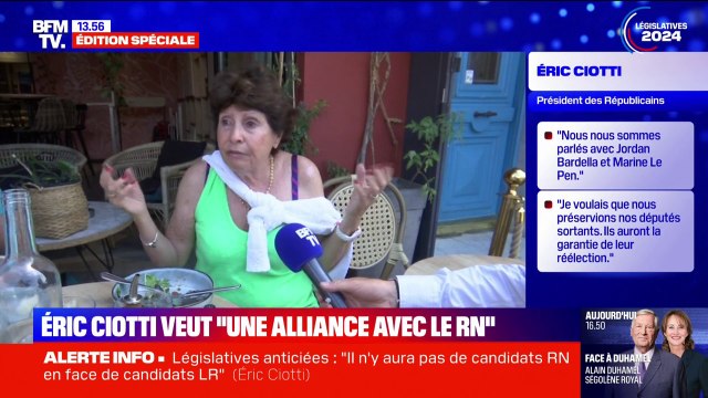 Proposition d'alliance LR/RN: S'ils s'associent, c'est pour gagner, donc c'est génial des Niçois réagissent à la déclaration d'Éric Ciotti