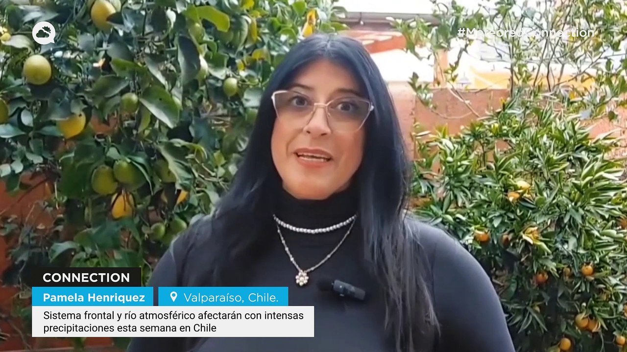 Sistema frontal y río atmosférico afectarán con intensas precipitaciones esta semana en Chile