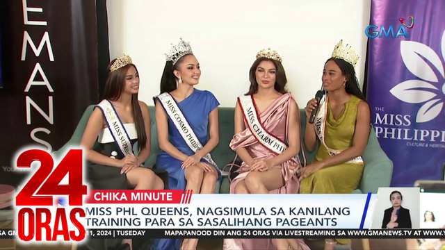 Miss PHL queens, nagsimula sa kanilang training para sa sasalihang pageants | 24 Oras