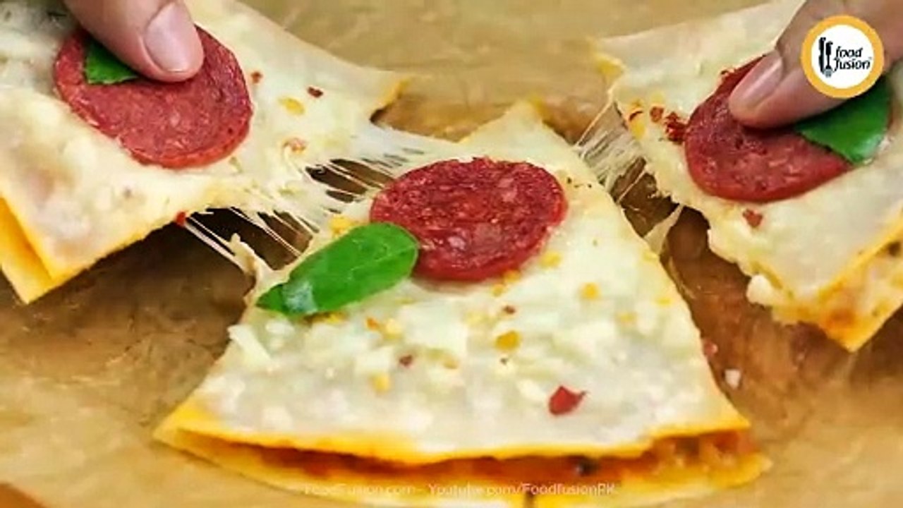 Pizza quesadilla recipe by food foodies