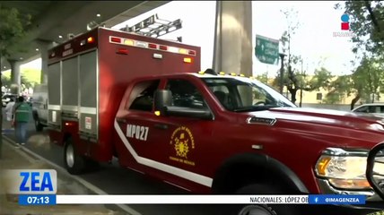 Choque en Viaducto Tlalpan, CDMX, deja dos muertos y un herido