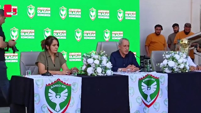 Amedspor kongresinde kayyım tepkisi... Divan Başkanı Kılavuz: Halkın iradesine saygı duyulmalı, kayyımı kınıyoruz