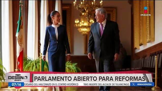Claudia Sheinbaum plantea parlamento abierto para las reformas constitucionales