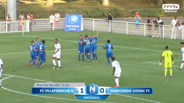 Championnat National, 2ème journée tous les buts