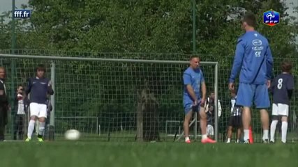 Entraînement de rêve pour 23 jeunes avec les Bleus
