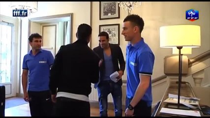 L'arrivée des joueurs