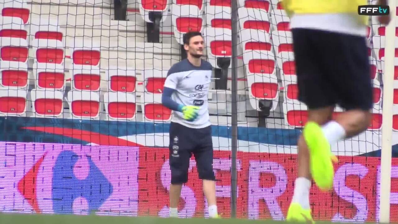Lloris On travaille dur (France - Paraguay 2014)