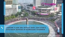 Sepeda di Kawasan Thamrin, Ini Dia Keseruan Presiden Jokowi Gowes Bareng Ibu Iriana dan Jan Ethes