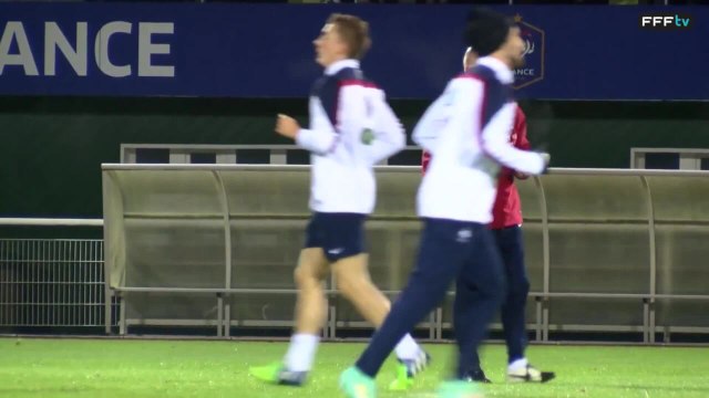 Premier entraînement pour les Bleus à Clairefontaine