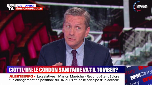 Dissolution de l'Assemblée nationale: Le président de la République a réussi son Fukushima, c'est le séisme partout , réagit Bruno Belin (sénateur LR)