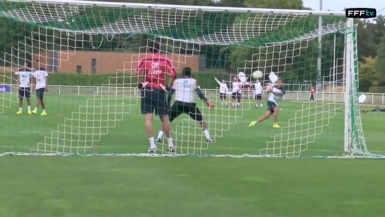 Superbe reprise de volée Cabaye