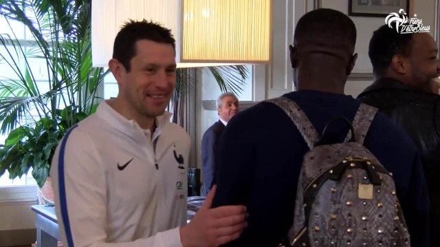 Les Bleus en stage à Clairefontaine