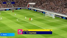 what a funny own Goal by Thibaut Courtois in PES efootball mobile