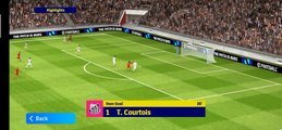 what a funny own Goal by Thibaut Courtois in PES efootball mobile