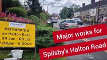 Major resurfacing works for Halton Road in Spilsby