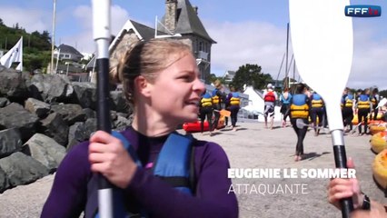 Foot, kayak et VTT pour les Bleues