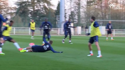 Entrainement de l'Equipe de France mardi à Clairefontaine
