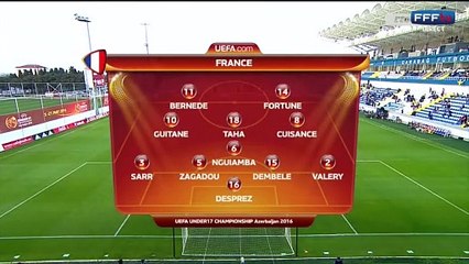 U17, Euro 2016 Suède-France (1-0), le résumé