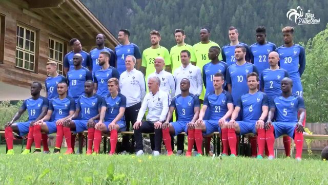 Les coulisses du shooting de la photo Euro 2016