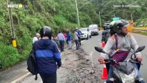 Paso a un carril en la vía Medellín-Santa Fe de Antioquia por accidente