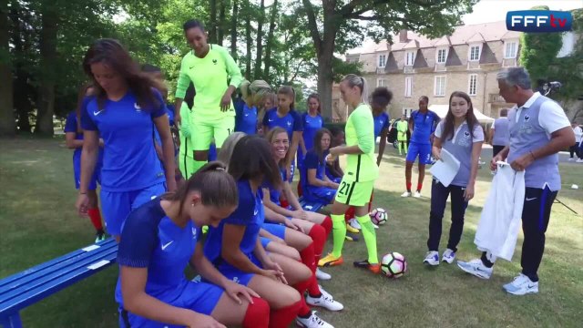 La photo officielle des Bleues pour l'Euro 2017