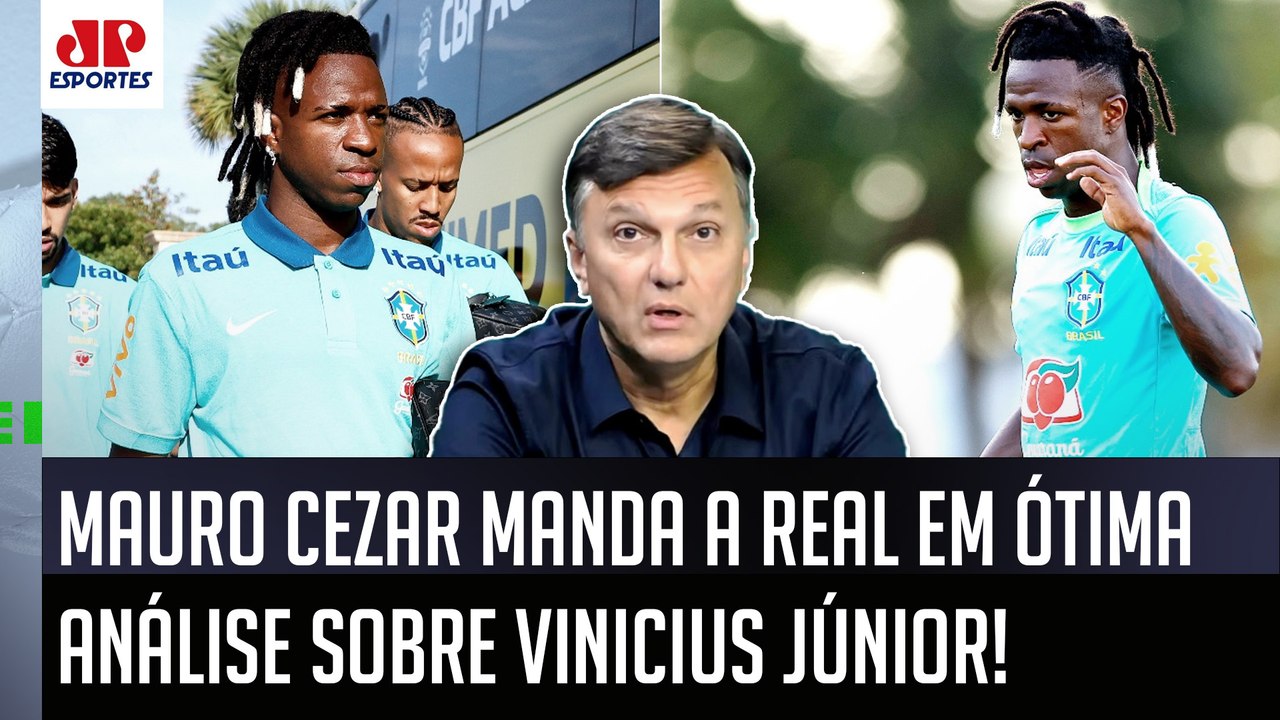 "COM BASE EM QUÊ esses FANFARRÕES FALAVAM ISSO do Vinicius Júnior???" Mauro Cezar MANDA A REAL!