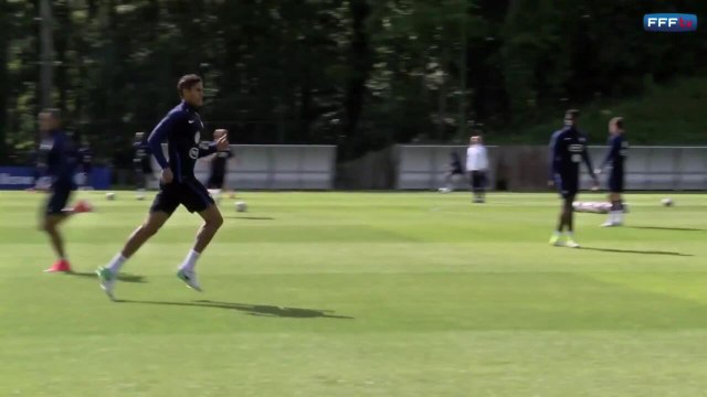 Dernier entraînement avant la Suède pour les Bleus