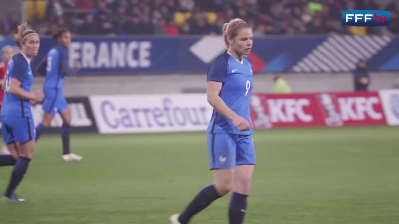 Le Sommer 130 sélections et 58e but face à l'Espagne