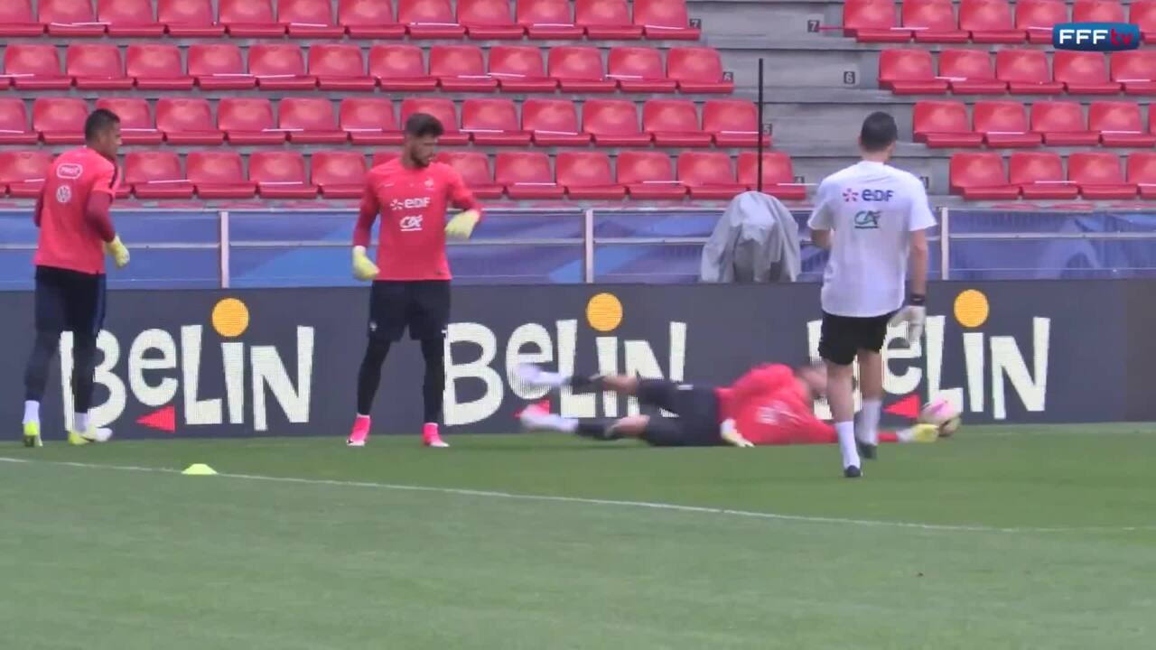 Entraînement au Roazhon Park à Rennes