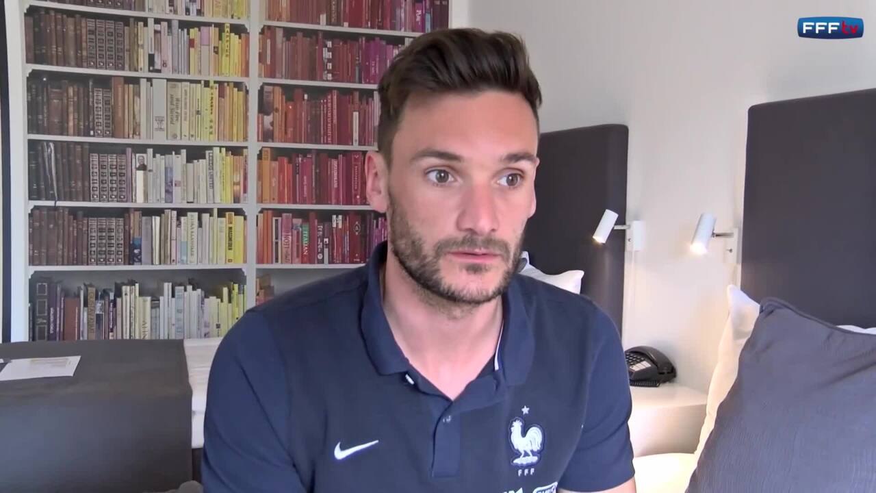 Hugo Lloris avant Suède - France