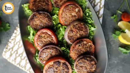 Onion and tomato filled kabab by food foodies