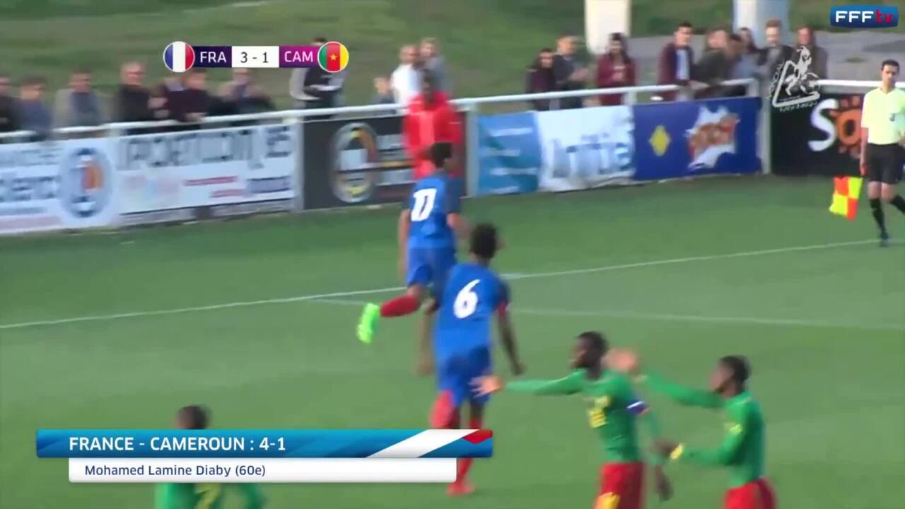 U16 France-Cameroun (7-1), le résumé