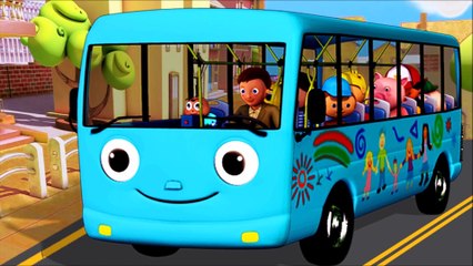 Wheels On The Bus Go Round And Round _ Nursery Rhymes _ Baby Songs