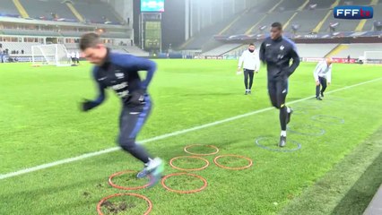 Les Bleus au Stade Bollaert-Delelis à Lens