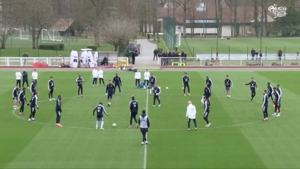 Dernier entrainement avant la Russie