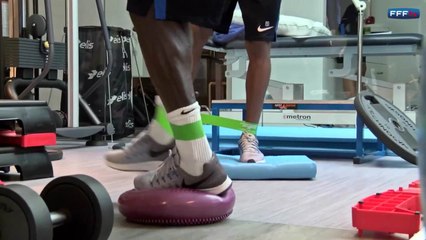 La préparation en salle avec les Bleus