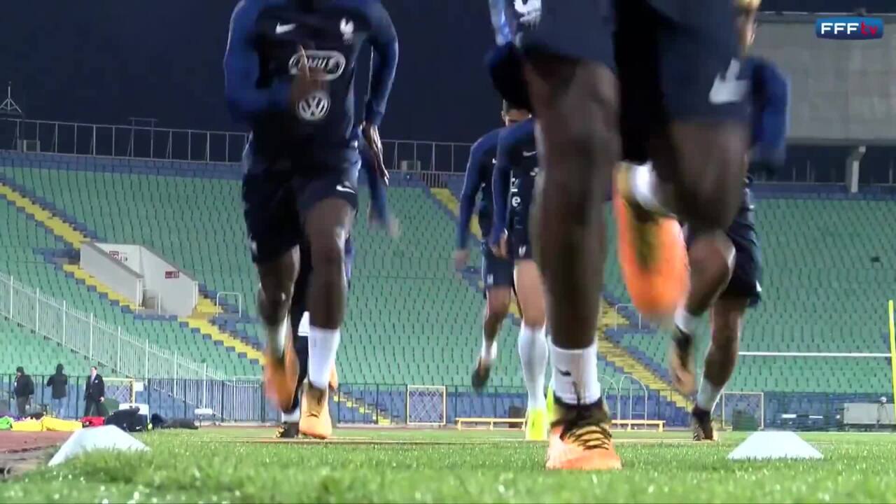 Les Bleus au Stade Vasil-Levski de Sofia, reportage