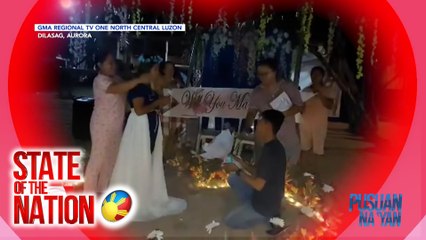 #PusuanNaYan | Bukod sa engagement ring, lalaki, nagbigay rin ng "sertipiko ng pagmamahal" sa kaniyang bride-to-be | SONA