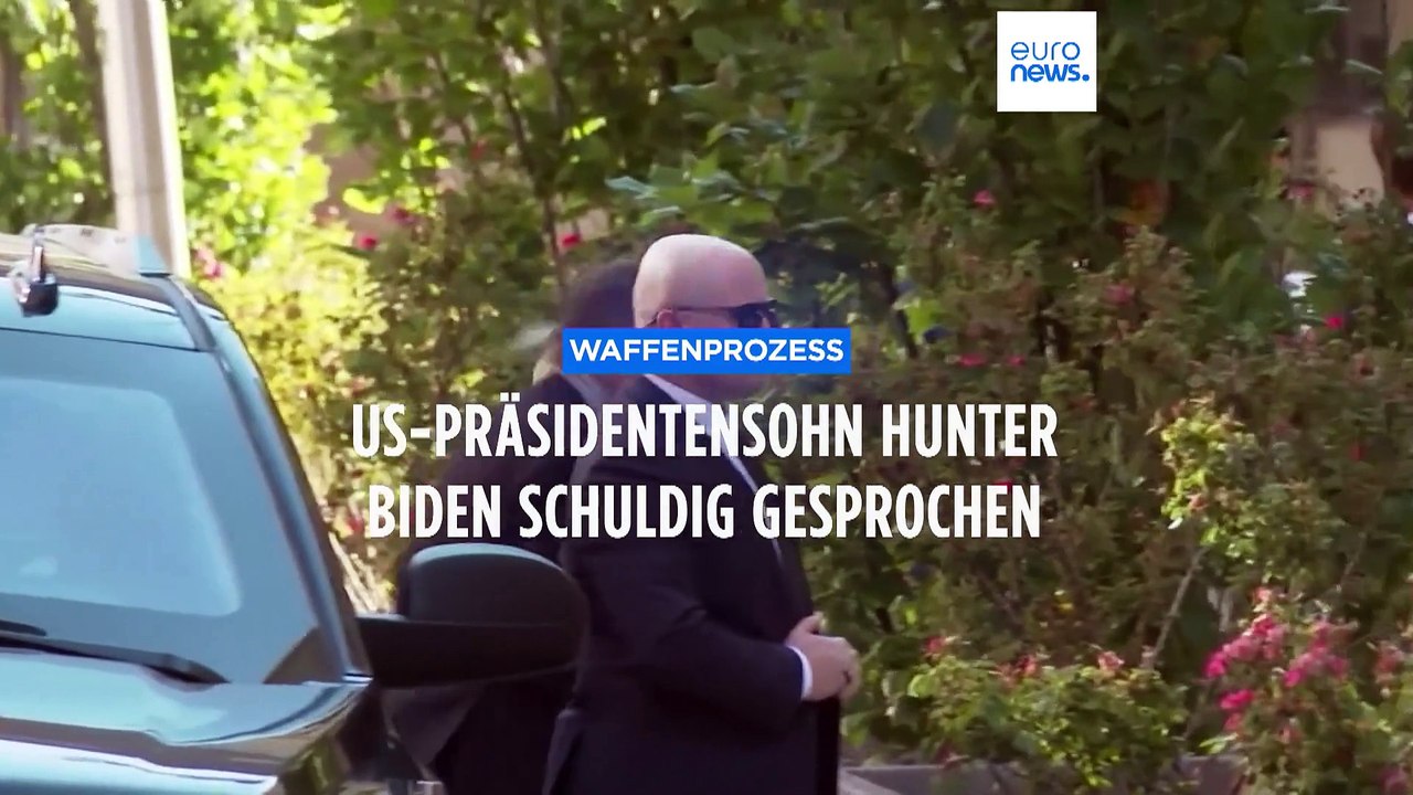 US-Präsidentensohn Hunter Biden des illegalen Waffenbesitzes schuldig gesprochen