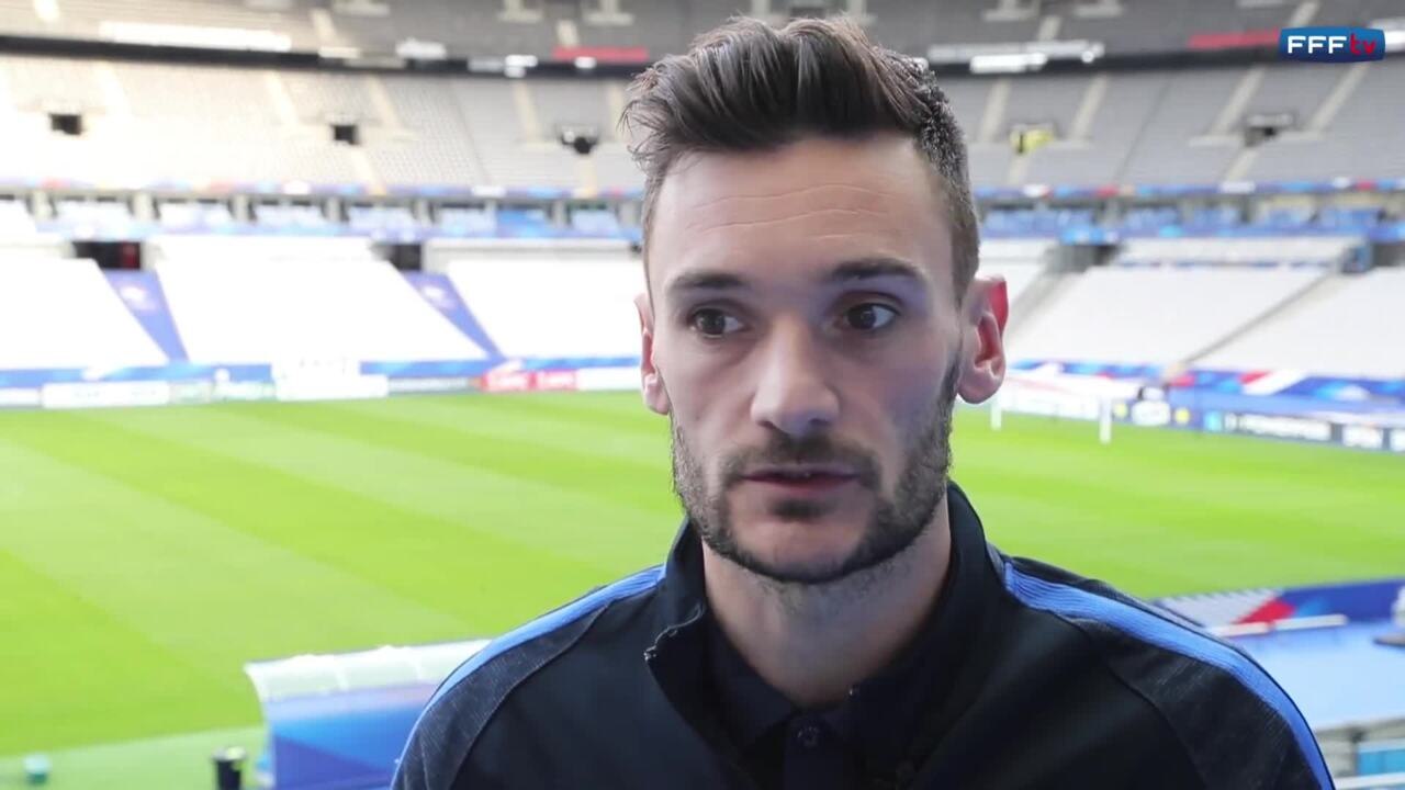 Hugo Lloris à la veille de France-Biélorussie,...