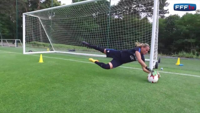L'entraînement des 4 gardiennes (Euro 2017)