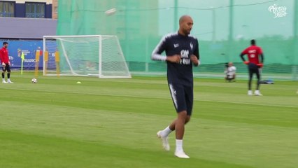 Les Bleus à huis clos à Istra