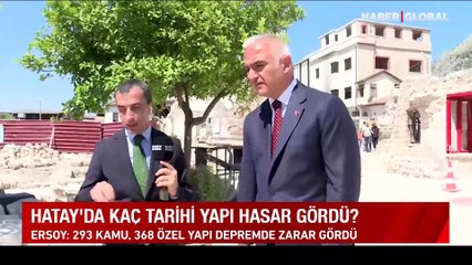 Video herunterladen: Hatay'da tarih yeniden yükseliyor: Kültür ve Turizm Bakanı Mehmet Nuri Ersoy Haber Global'e anlattı