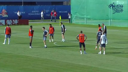 Le replay de l'entraînement des Bleus (jeudi 12 juillet)