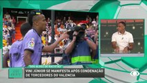 Renata Fan comenta condenação de torcedores do Valencia após insultos racistas a Vini Jr.