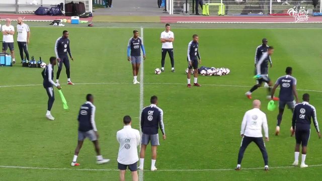 Courses, toro et frappes devant le but, Equipe de France