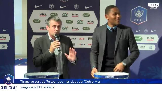 Mardi 30 tirage au sort du 7e tour pour les clubs d'Outre-Mer en direct, Coupe de France 2018-2019