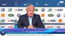 L'annonce de liste de Didier Deschamps en replay