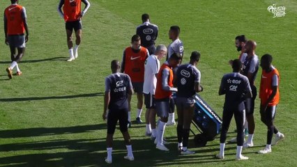 Les Bleus à huis clos à Istra